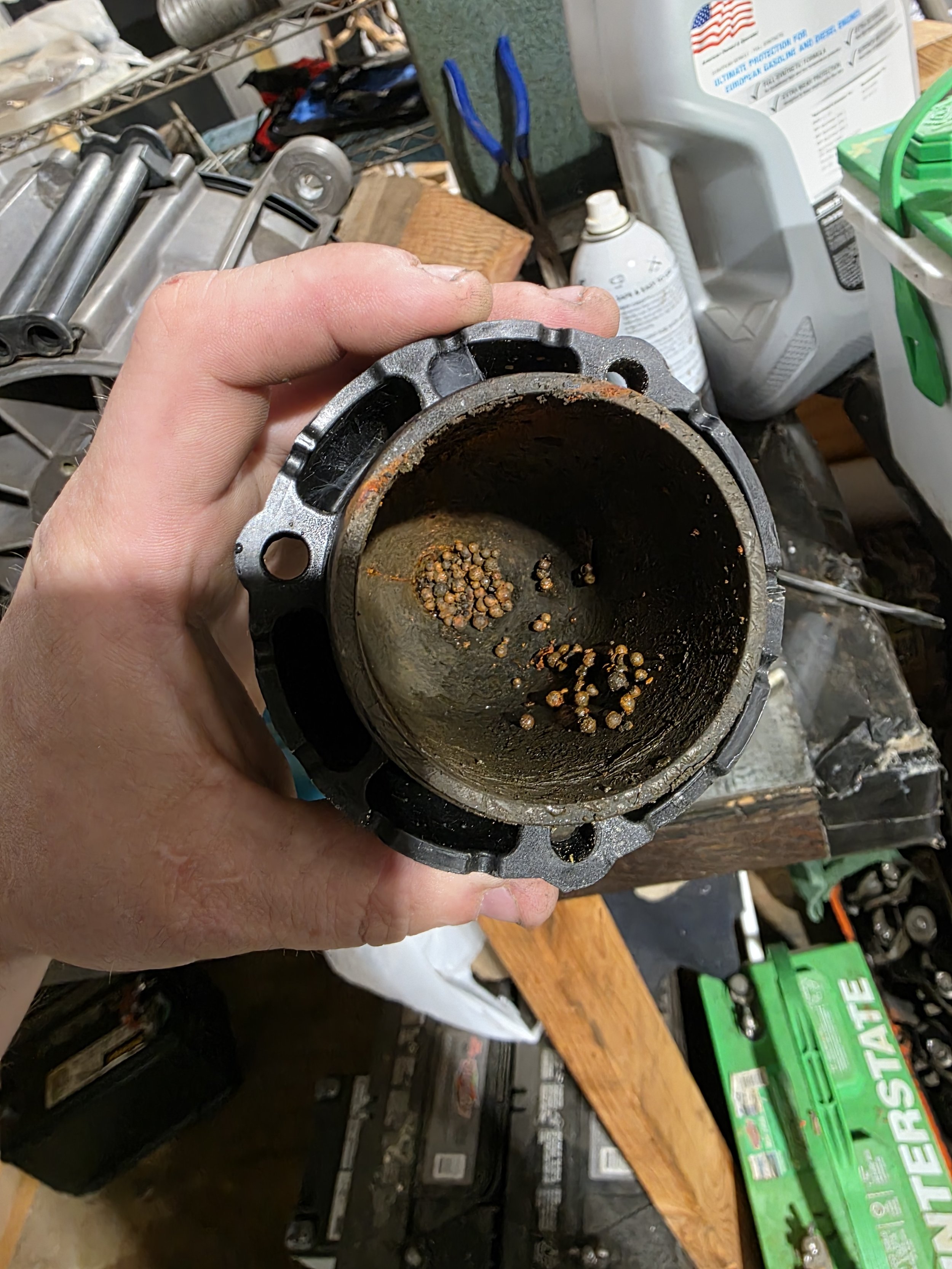 Failed seadoo pump bearing