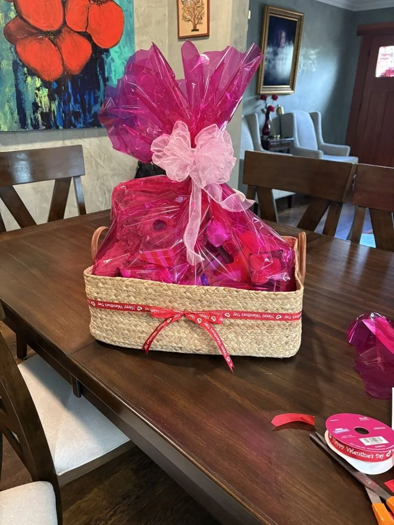 Pink basket