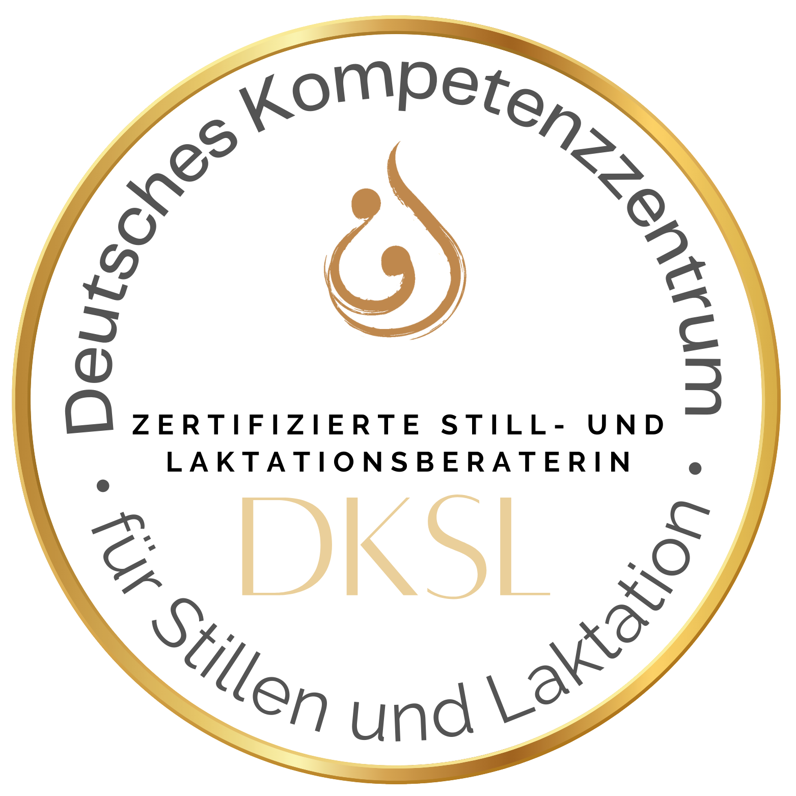 Zertifikat von Madeleine zeigt die Zertifzierung Still- und Laktationsberatung DKSL, Fachverband für Stillen und Laktation.