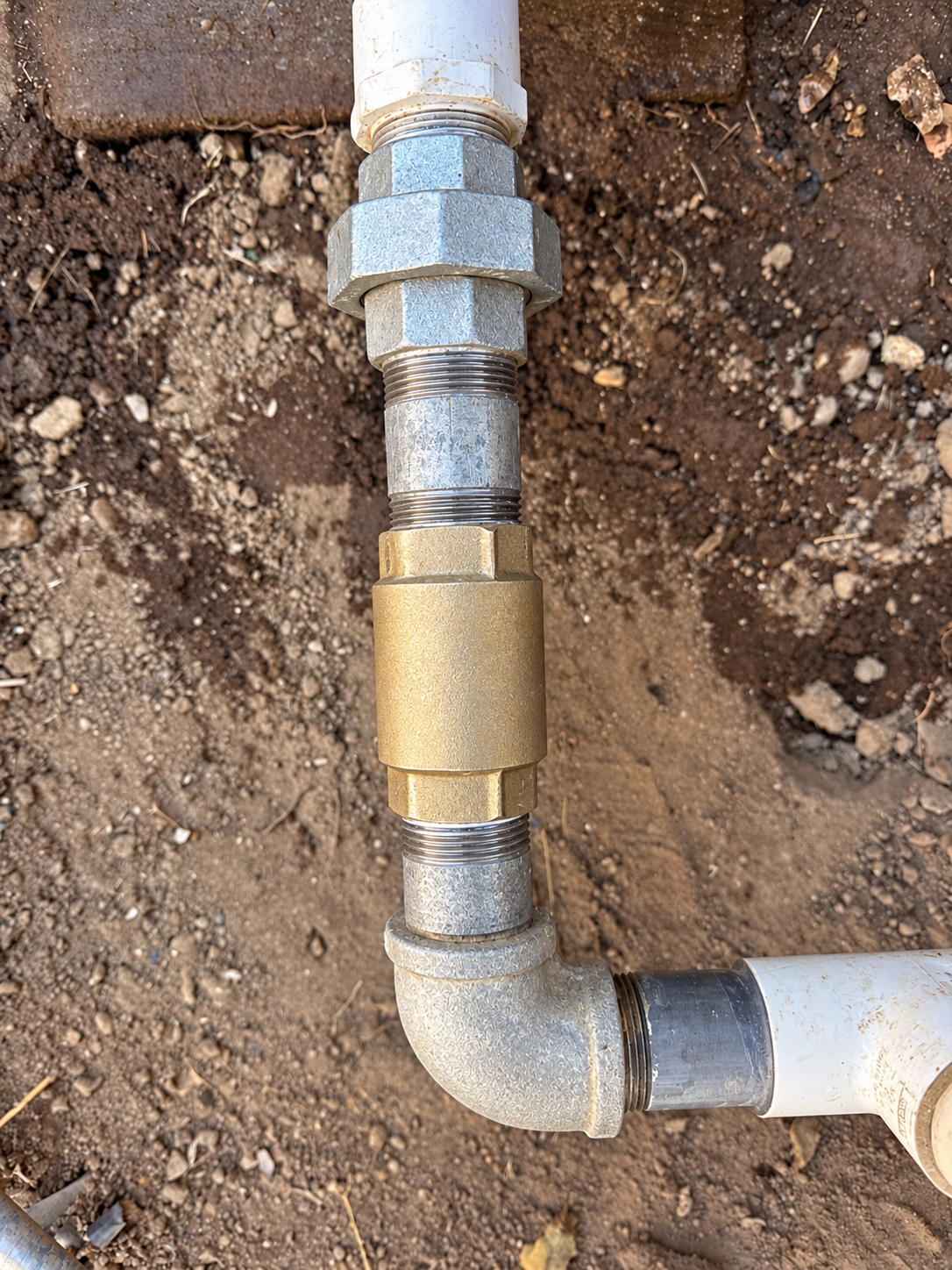 Finished residential well check valve repair