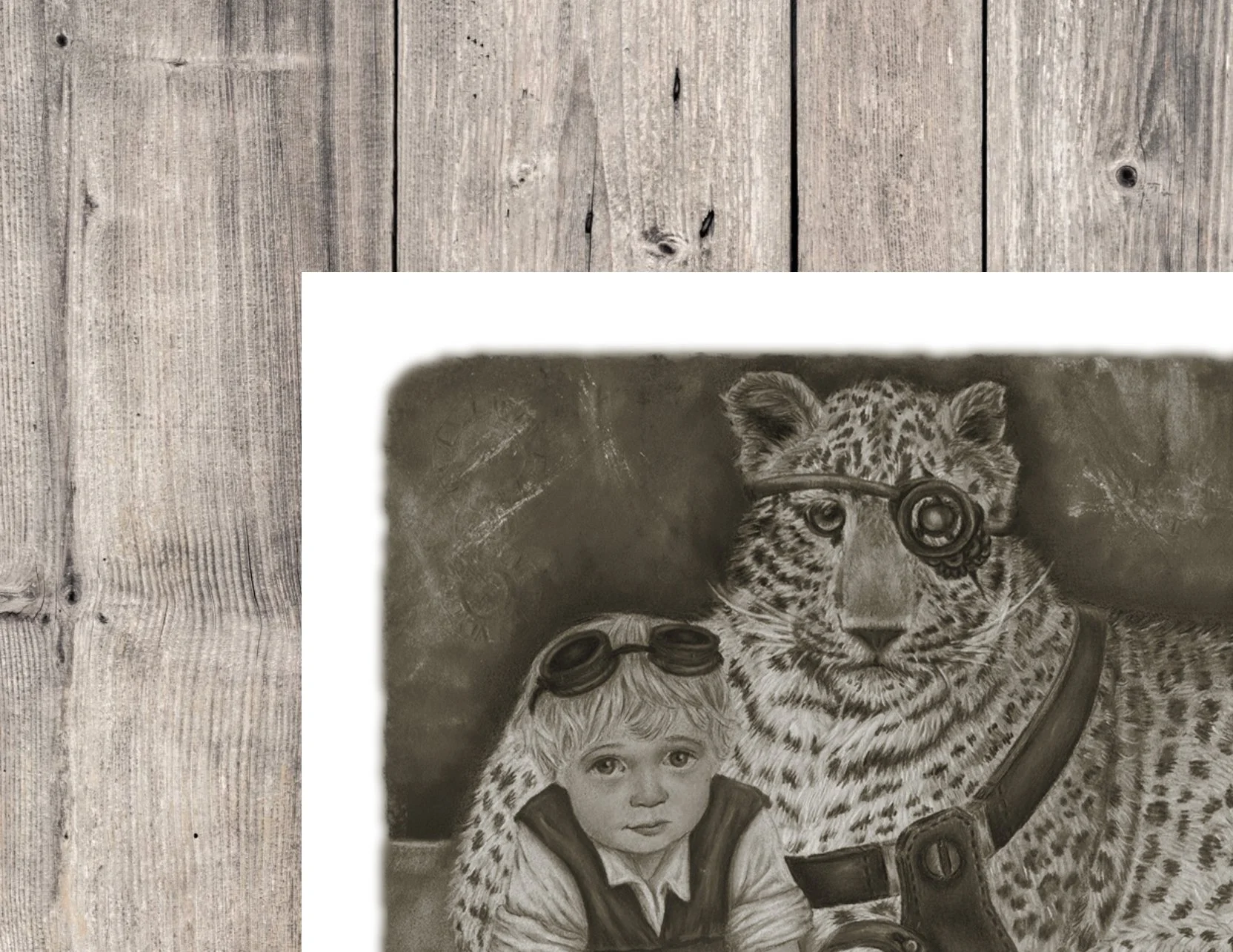 Sepia steampunk boy print close up mock up.jpg