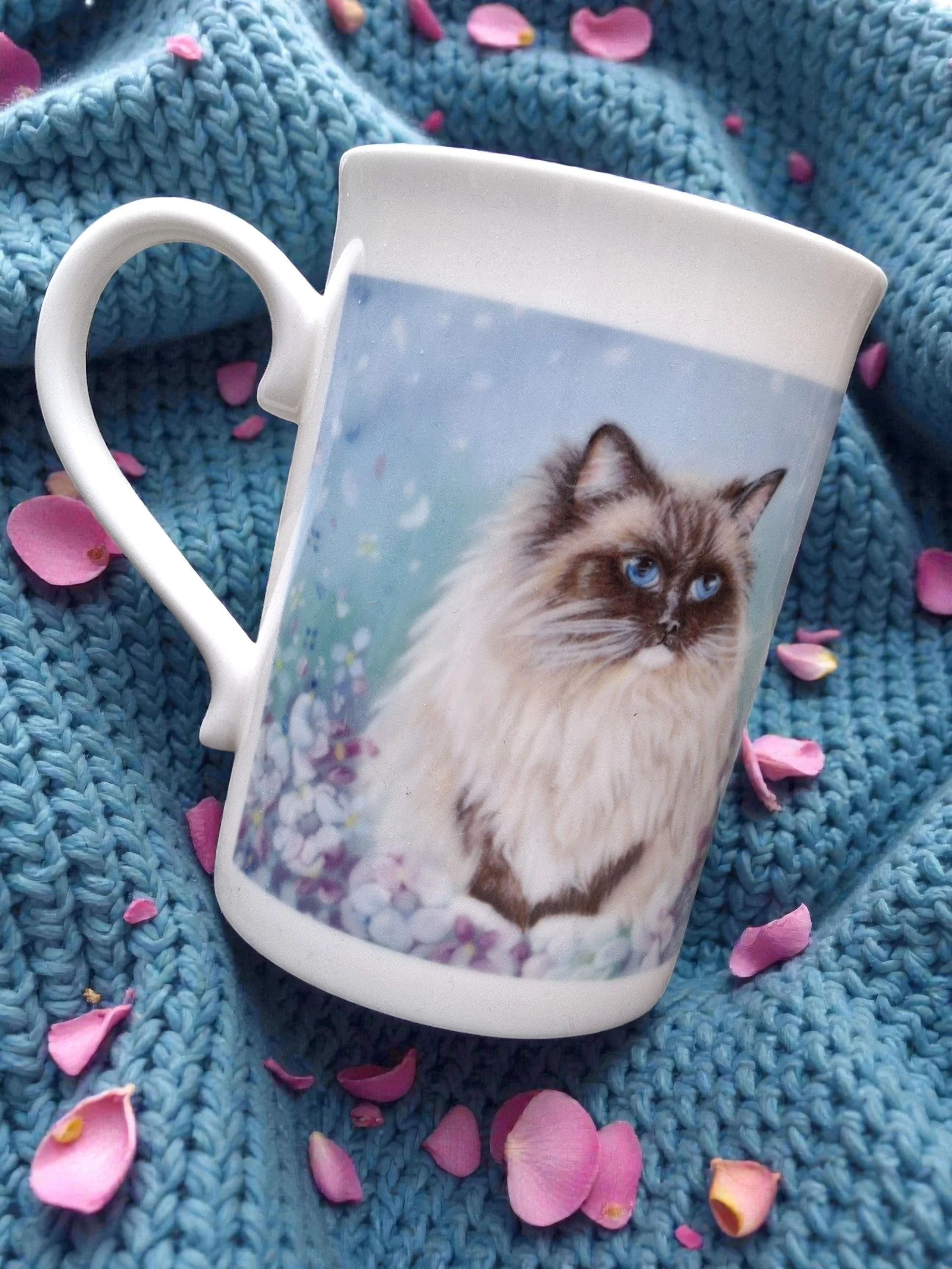 Ragdoll Cat Bone China Mug