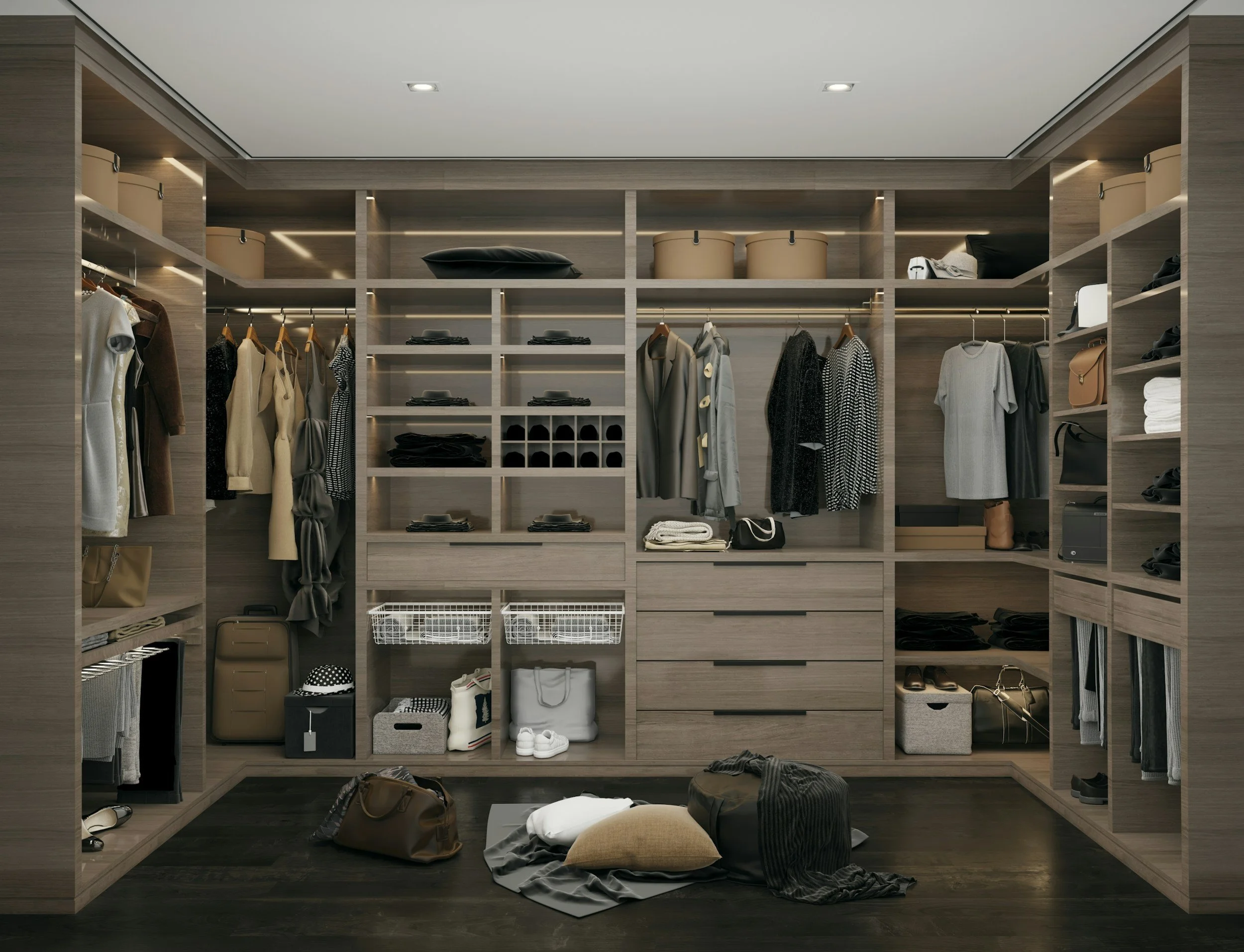 Professional closet organization in Orlando and Central Florida by Home in Order. We declutter and organize clothing, shoes, accessories and storage to maximize space and create beautiful, functional closets that are easy to maintain.