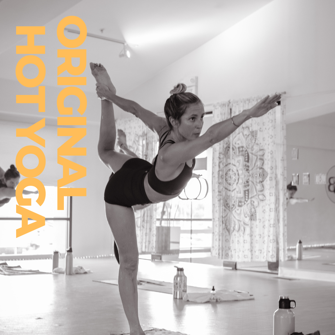 Original Hot Yoga — 90 & 60 Minutes

The traditional 26&2 series in a heated room. Build strength, flexibility, balance, focus, and consistency through a structured practice suitable for beginners and experienced students.