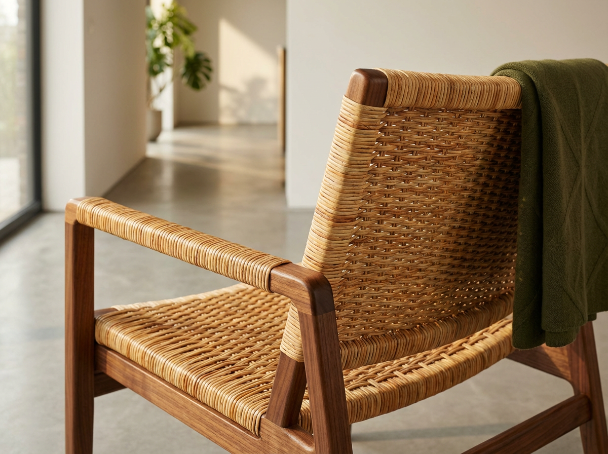 Handwoven Rattan Chair