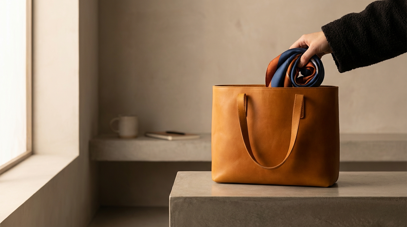 Leather Tote Bag
