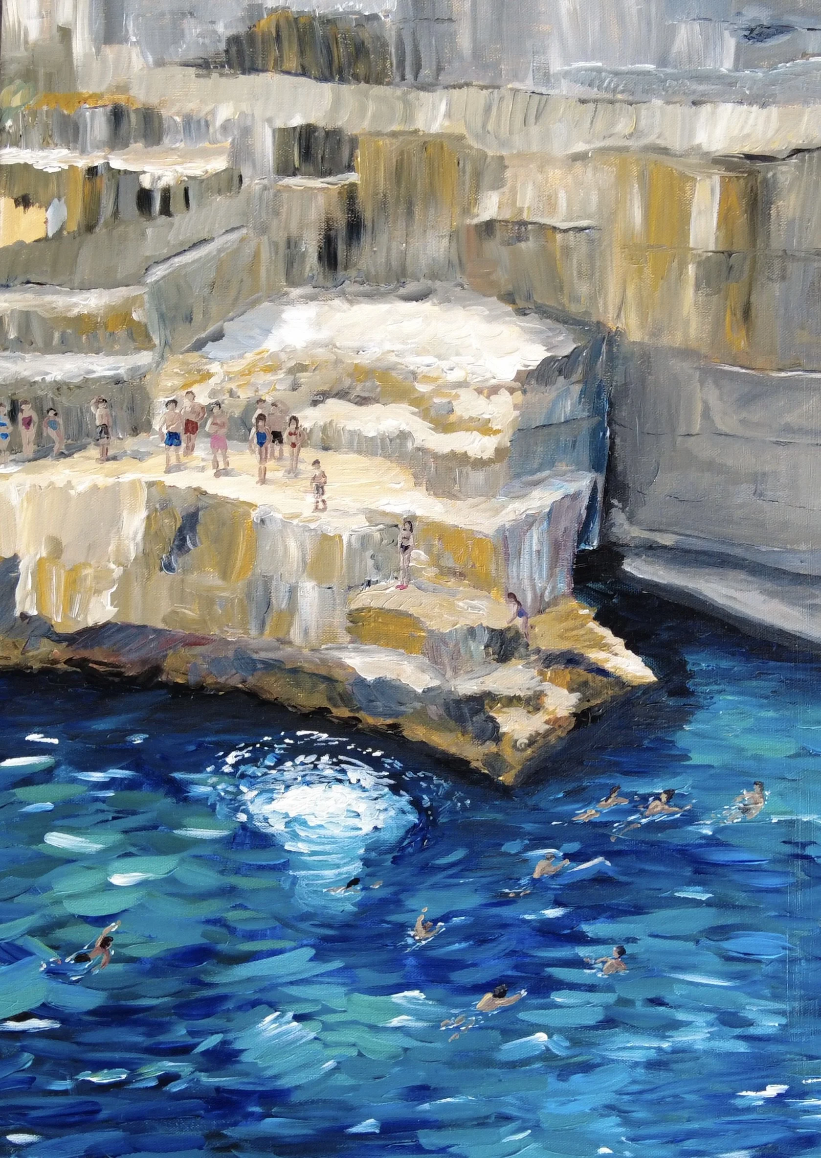 The plunge