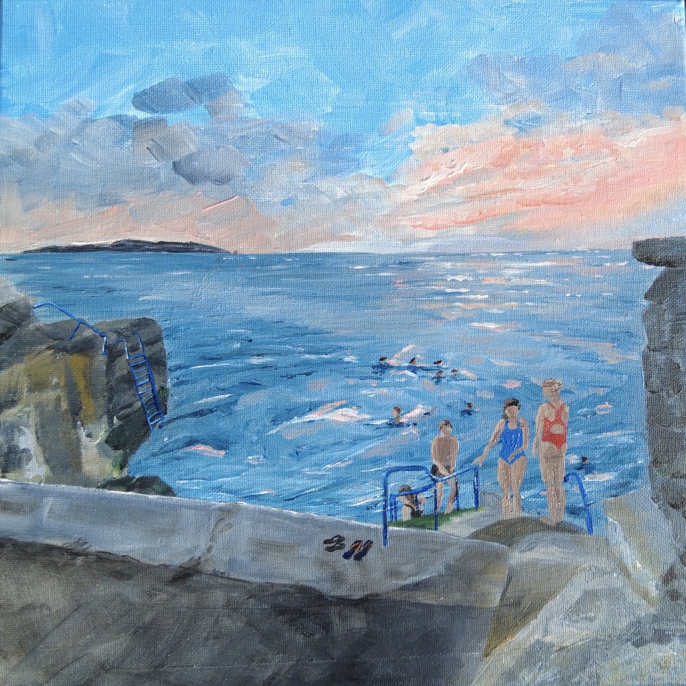 Sunset at the forty ft