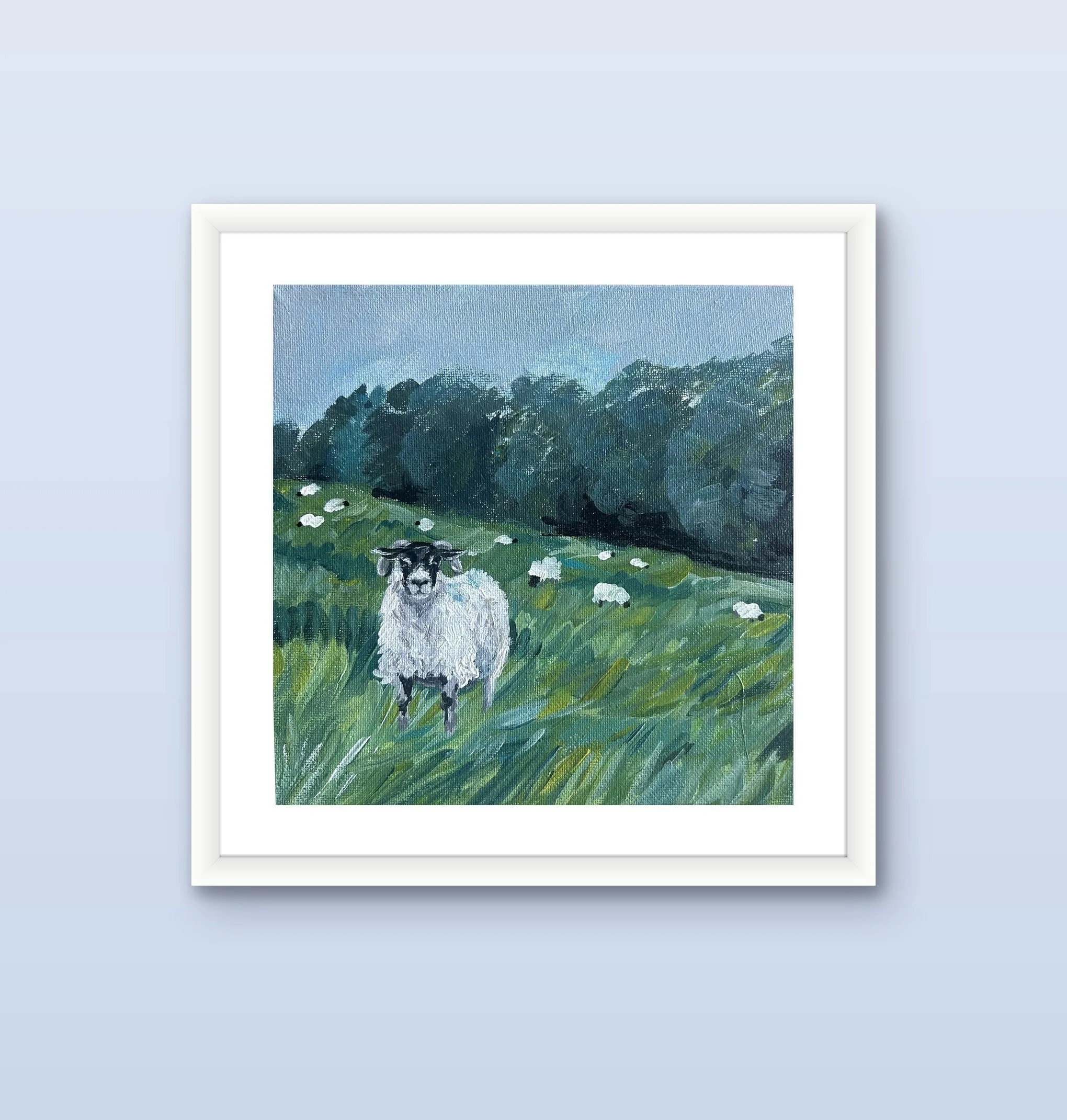 Grumpy Ram - Fine Art Print