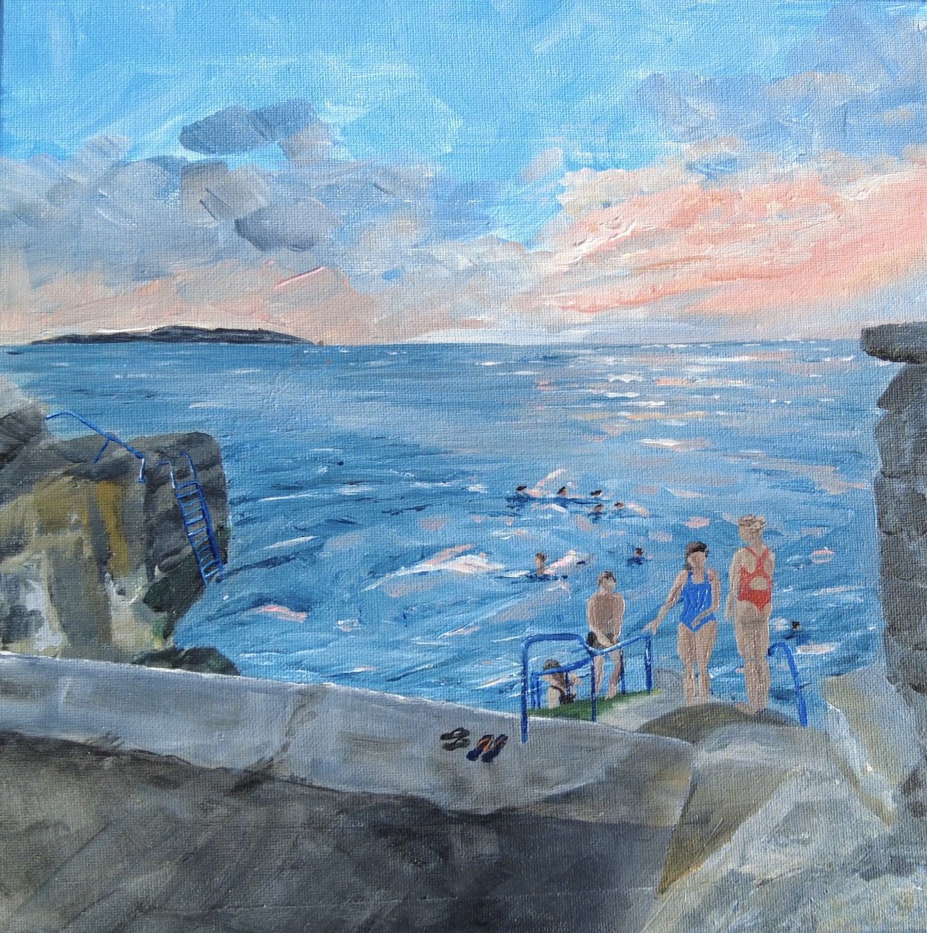 Sunset at the forty ft
