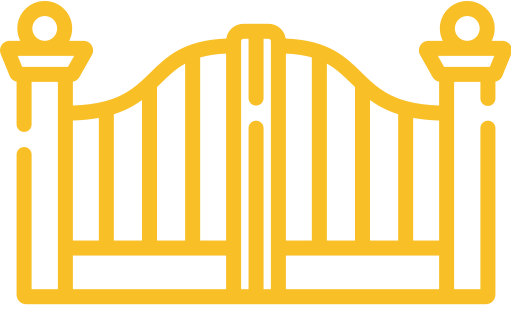 Automated gate icon representing Gatewise Systems