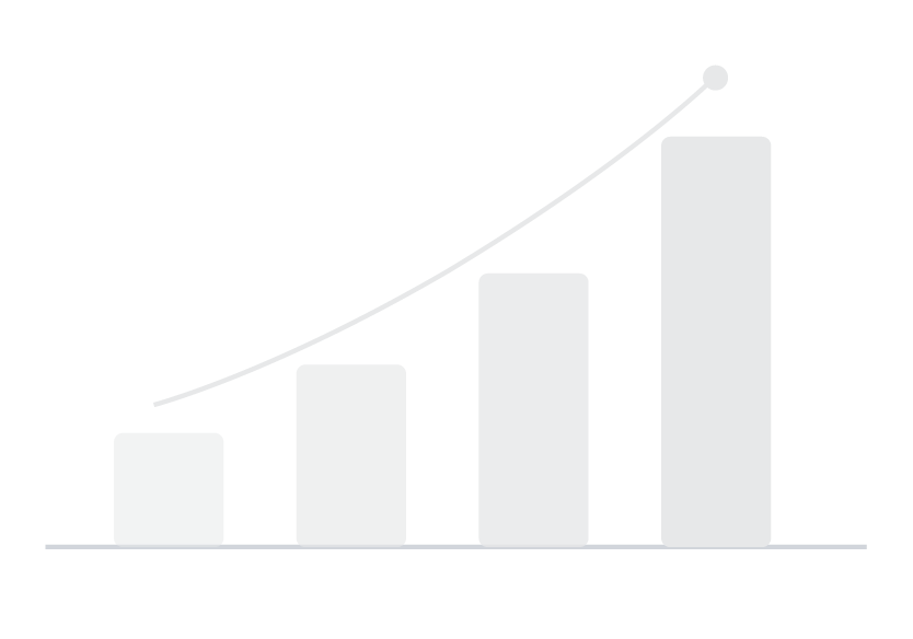 Chart showing rising creative project volume.