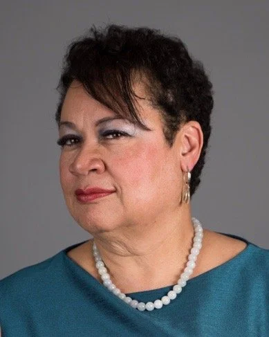 Headshot of jazz singer and performer Marda Thomas.