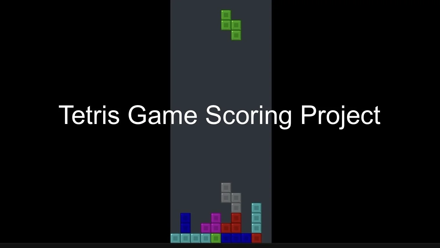 Tetris Game Scoring Project