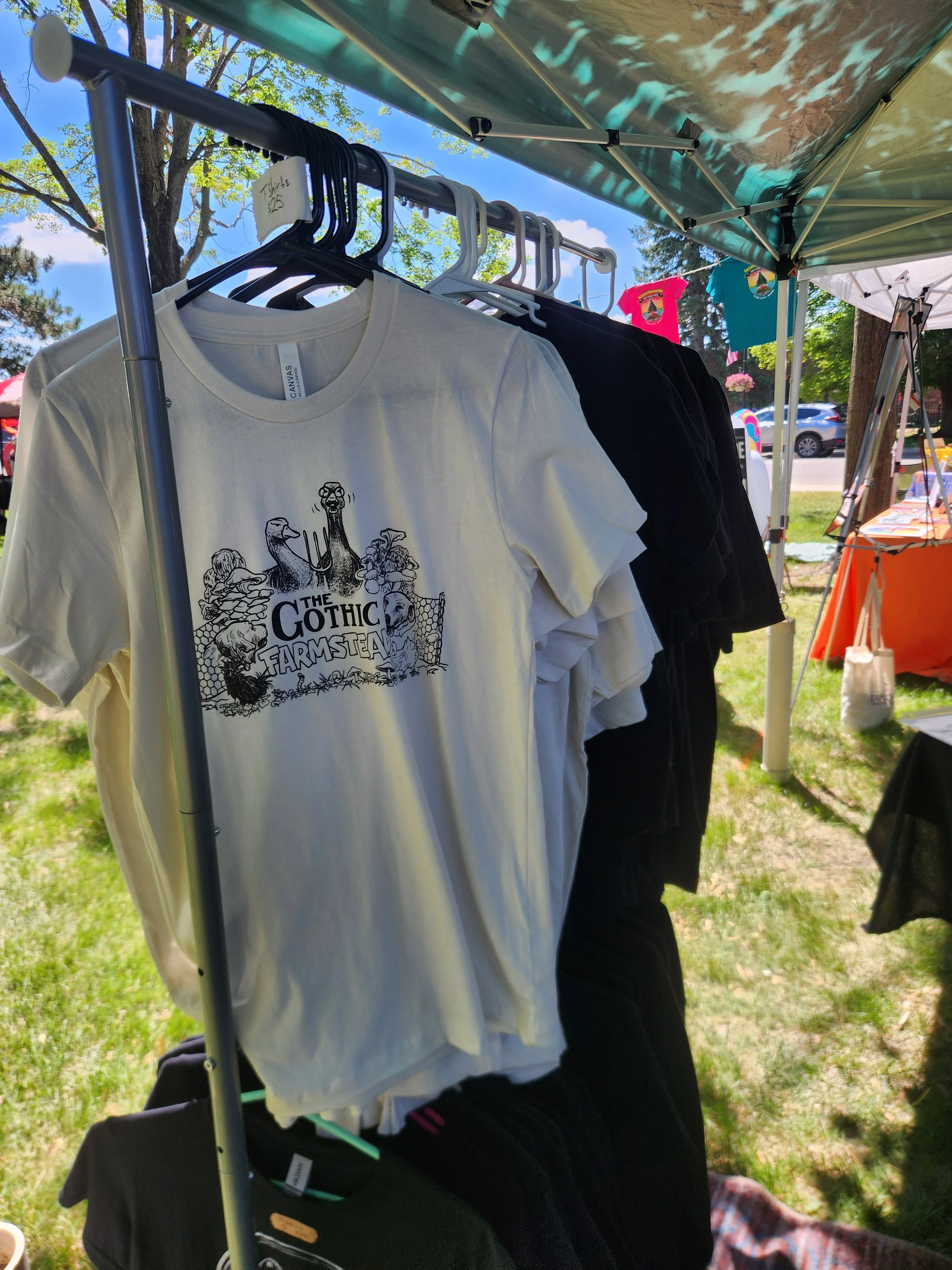The Gothic Farmstead - Animal Logo - White