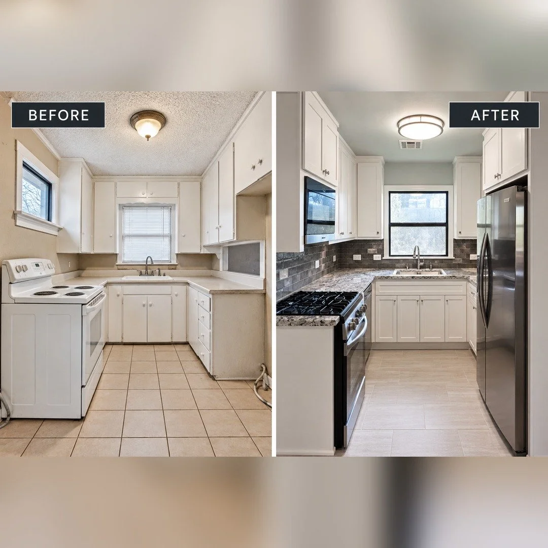 ✨ Whole Home Renovation &mdash; Before &amp; After ✨

What a transformation!

We recently completed this whole-home renovation, giving the kitchen, bathroom, living room, and surrounding spaces a fresh new look from top to bottom.

From the updated k