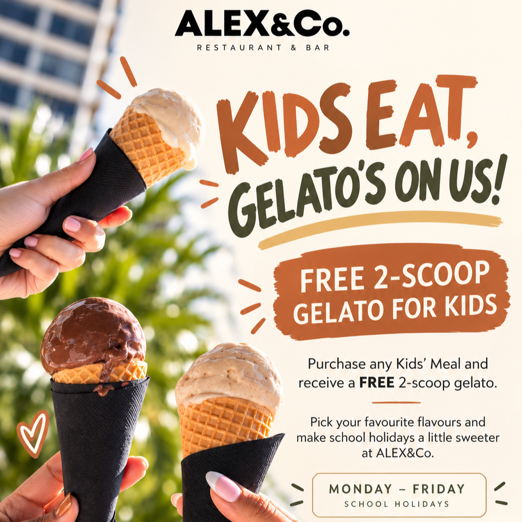 KIDS EAT GELATO ON US!
