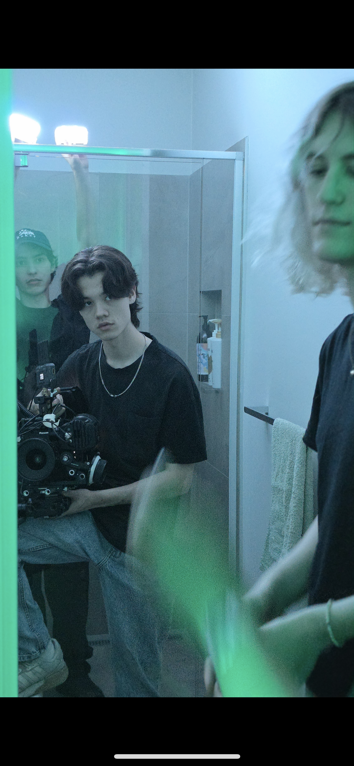Music video on-set image.