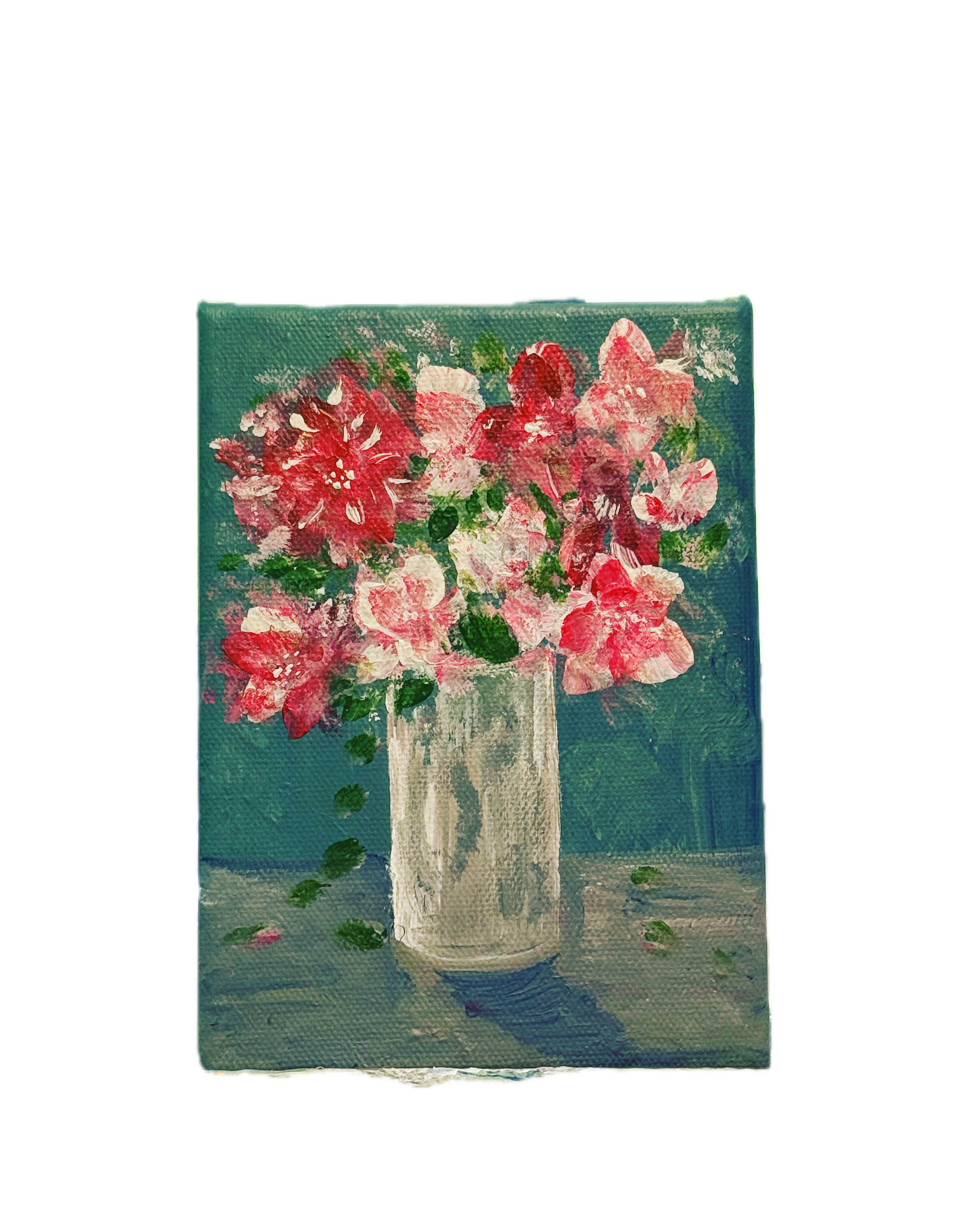 We Have an Arrangement · 5 x 7 · Acrylic on Canvas 
