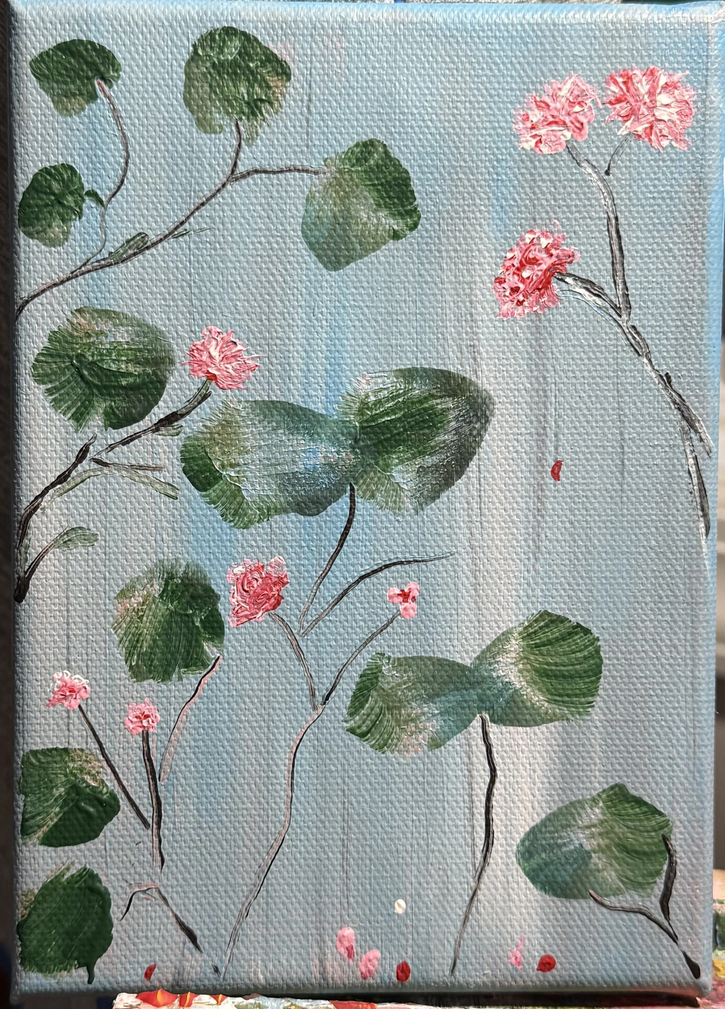 How Does Your Garden Grow · 5 x 7 · Acrylic on Canvas