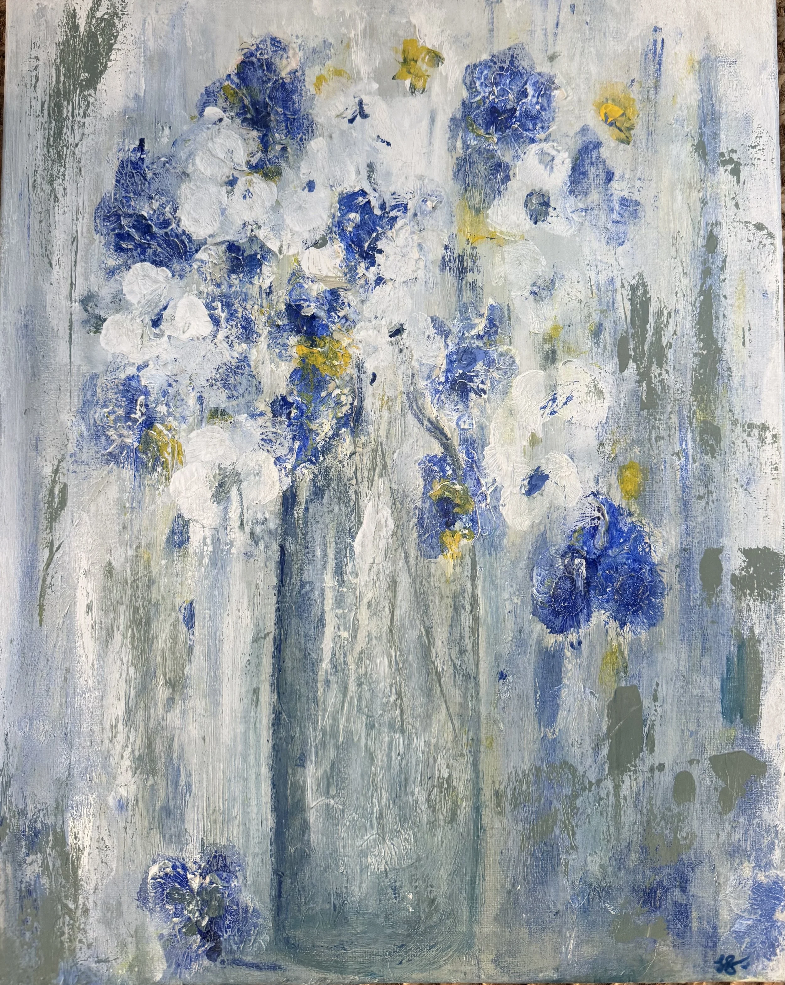 Blue Danube · 16 x 20 · Acrylic on Canvas 