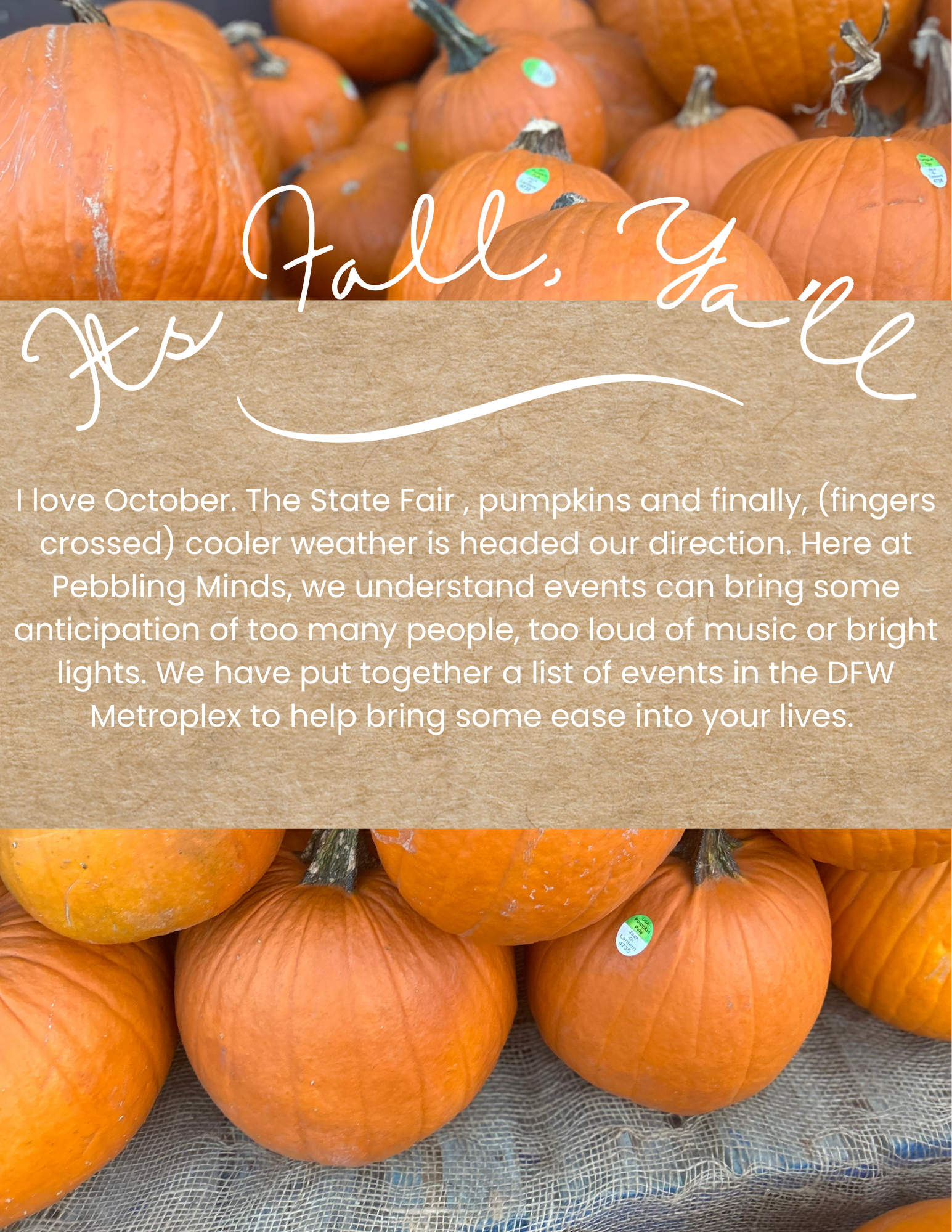 fall pumpkins