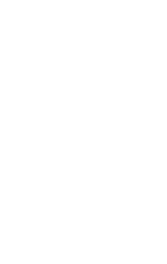 A black background with a white line drawing of a praying mantis.