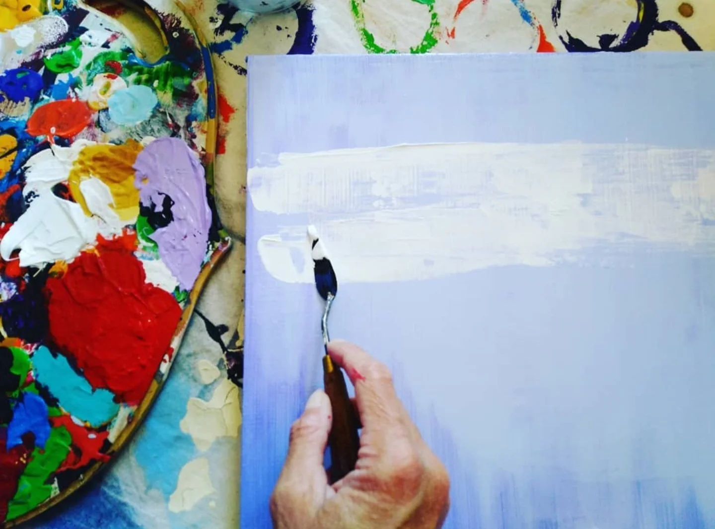 Contemporary Abstract artwork by Inge Stirling - Nelson, New Zealand