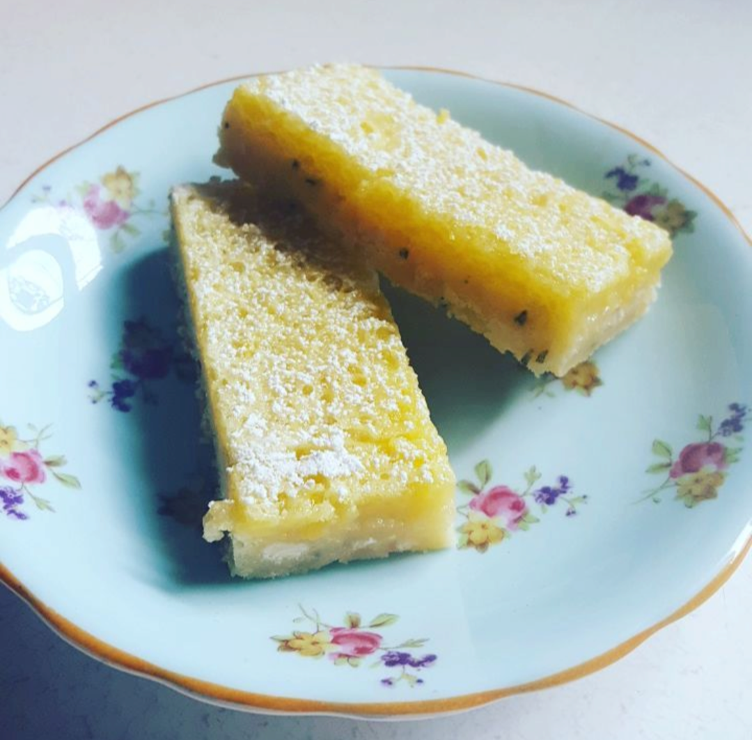 White Chocolate Rosemary Lemon Bars