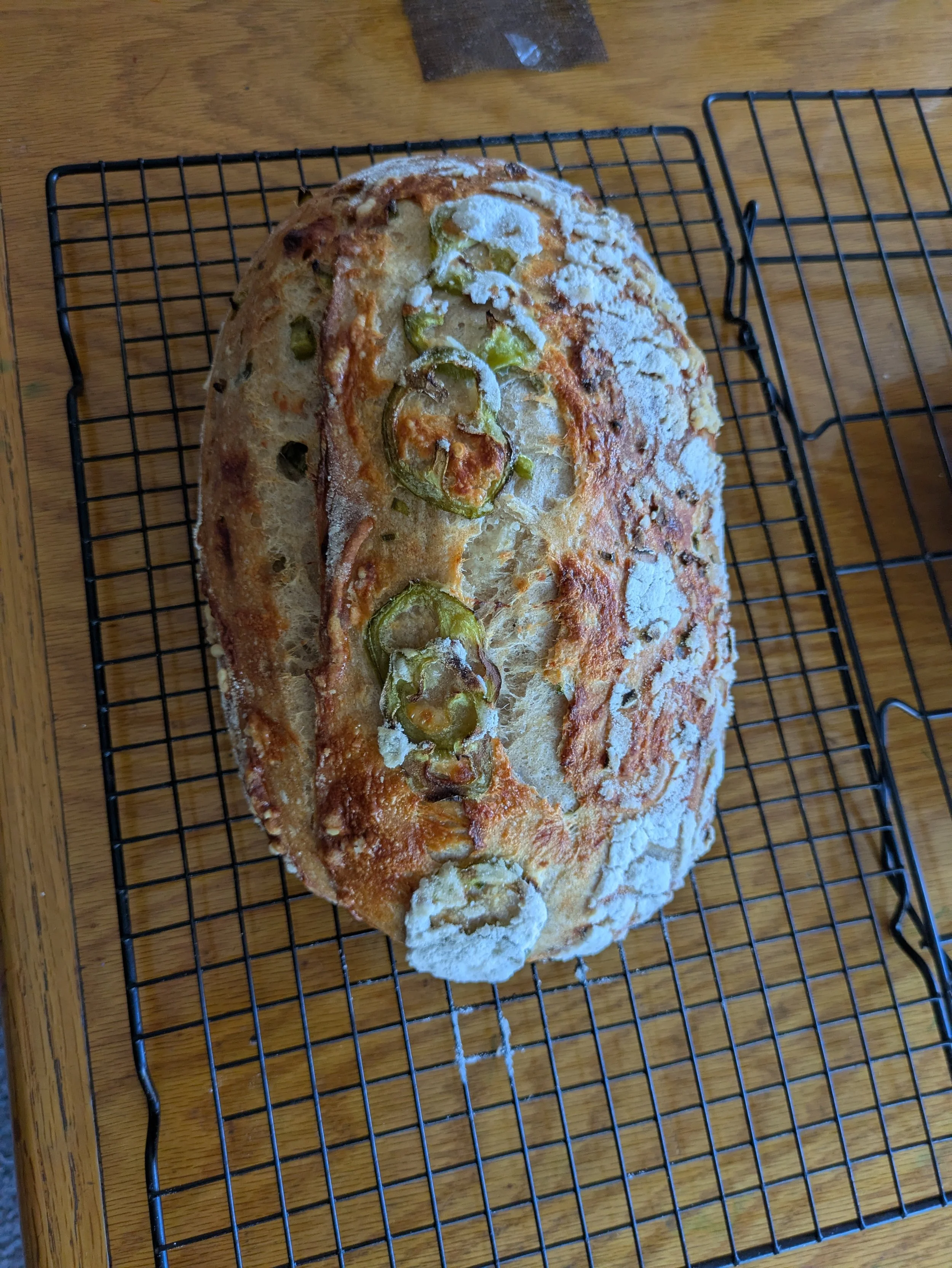 Jalapeno Cheddar Sourdough Loaf