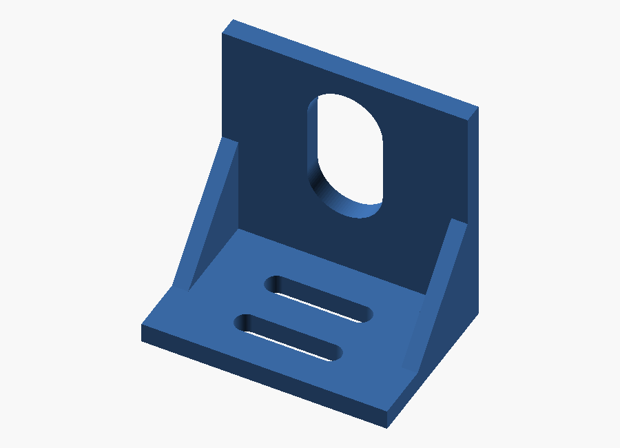 Adjustable Photoeye Sensor Bracket — Design preview. Request a custom print with your sensor size and mounting requirements.