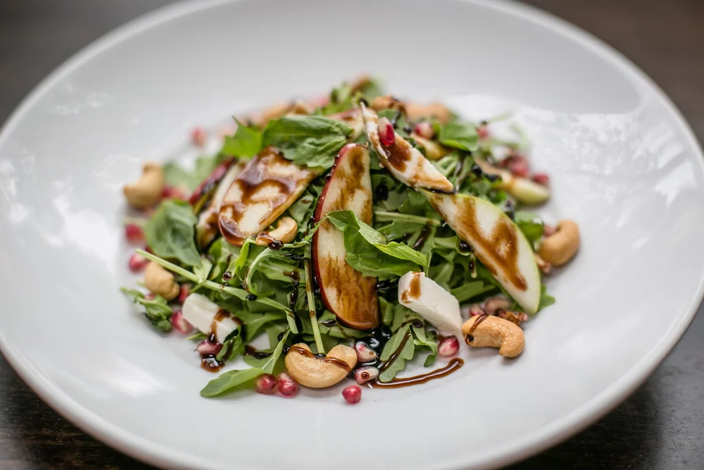Fresh seasonal salad photographed by Brodie Ledford Studios