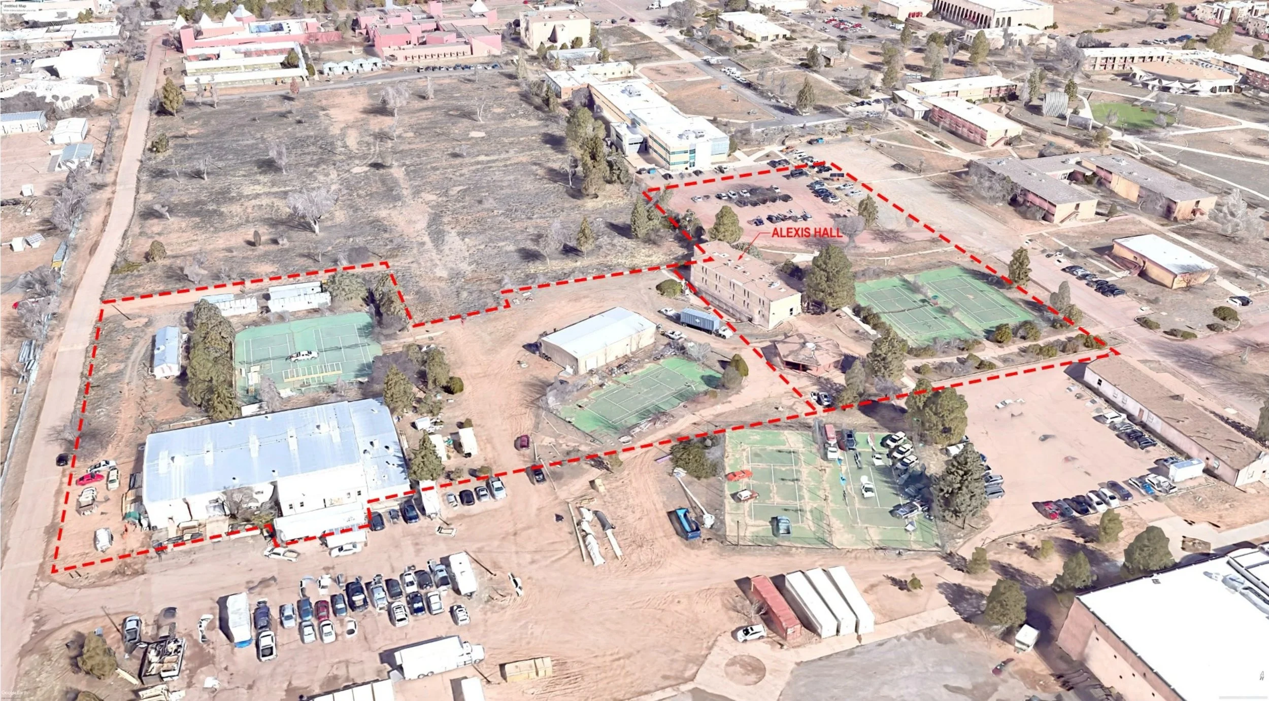 DRONE SHOT OF CAMPUS