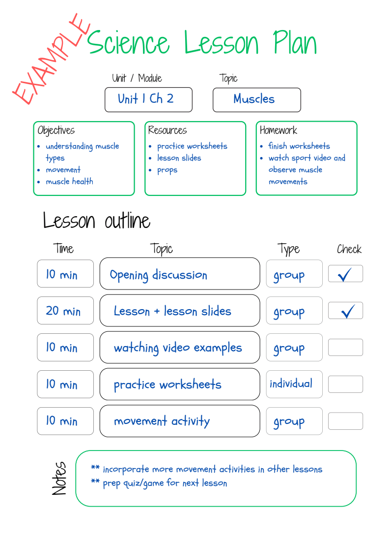 Lesson Plan_Individual subject