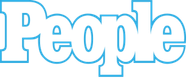 People magazine's logo in blue stylized text.