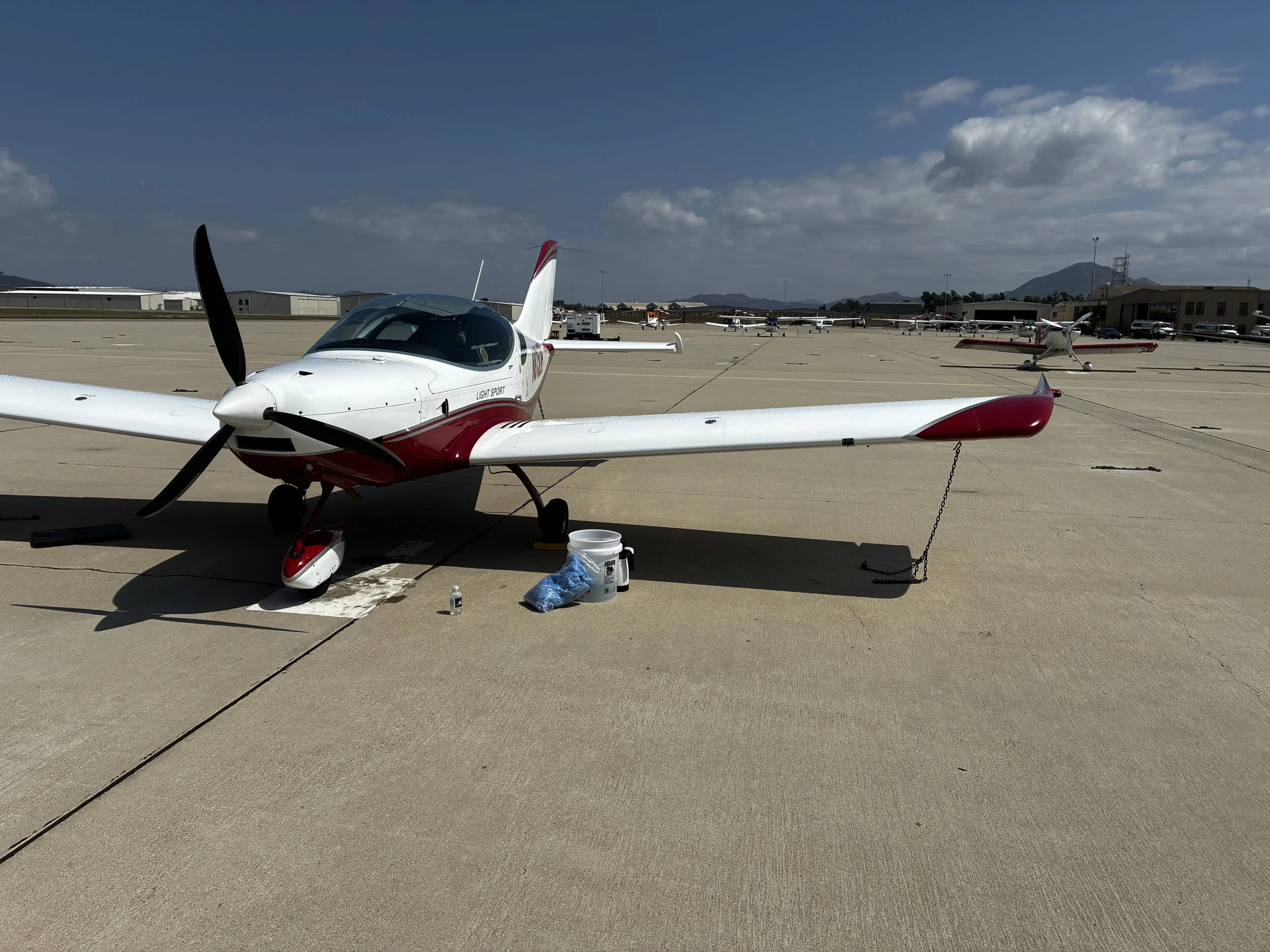 Air 7 Camarillo airport Jet wash/detailing