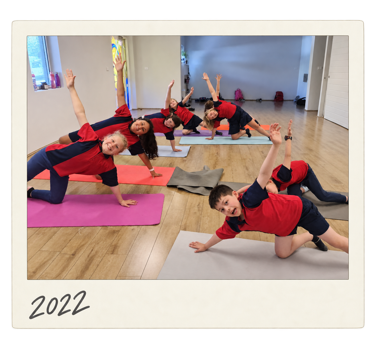 ZenYogis students practising yoga, movement and activities at Alexandria Park Community School from 2019 to 2024