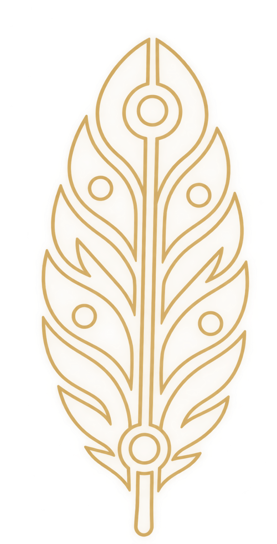 Decorative leaf-shaped cookie with intricate piping design in gold and beige.