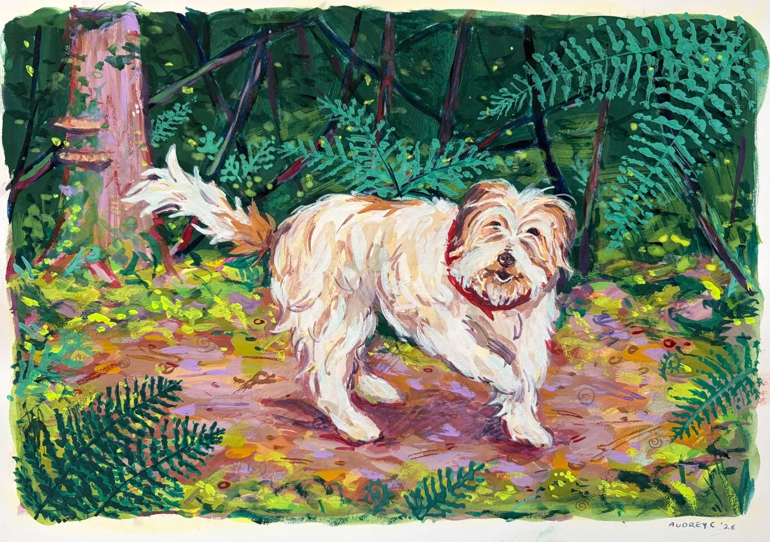 Pet portrait commission, 2026