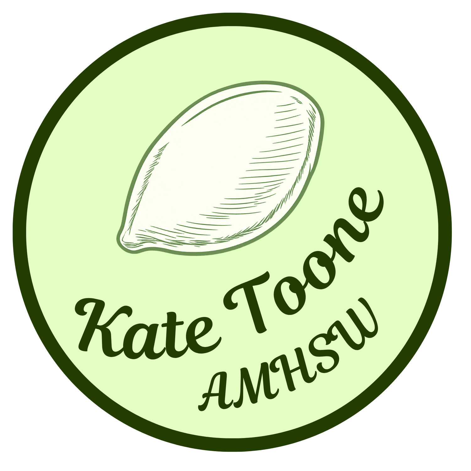 Dr Kate Toone, PhD. AMHSW