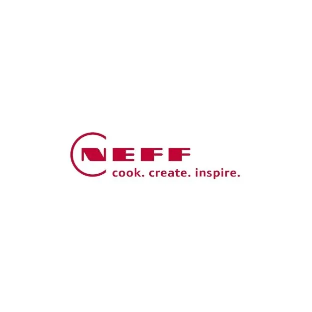 NEFF logo with tagline 'cook. create. inspire.'