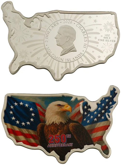 PAMP 250th Anniversary USA — Coin