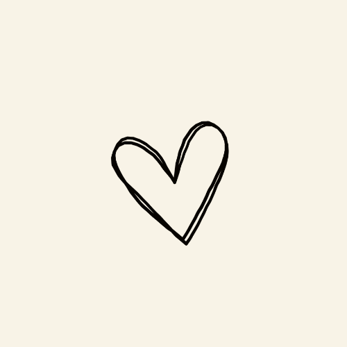 Heart icon representing sharing kindness through a letter or note.
