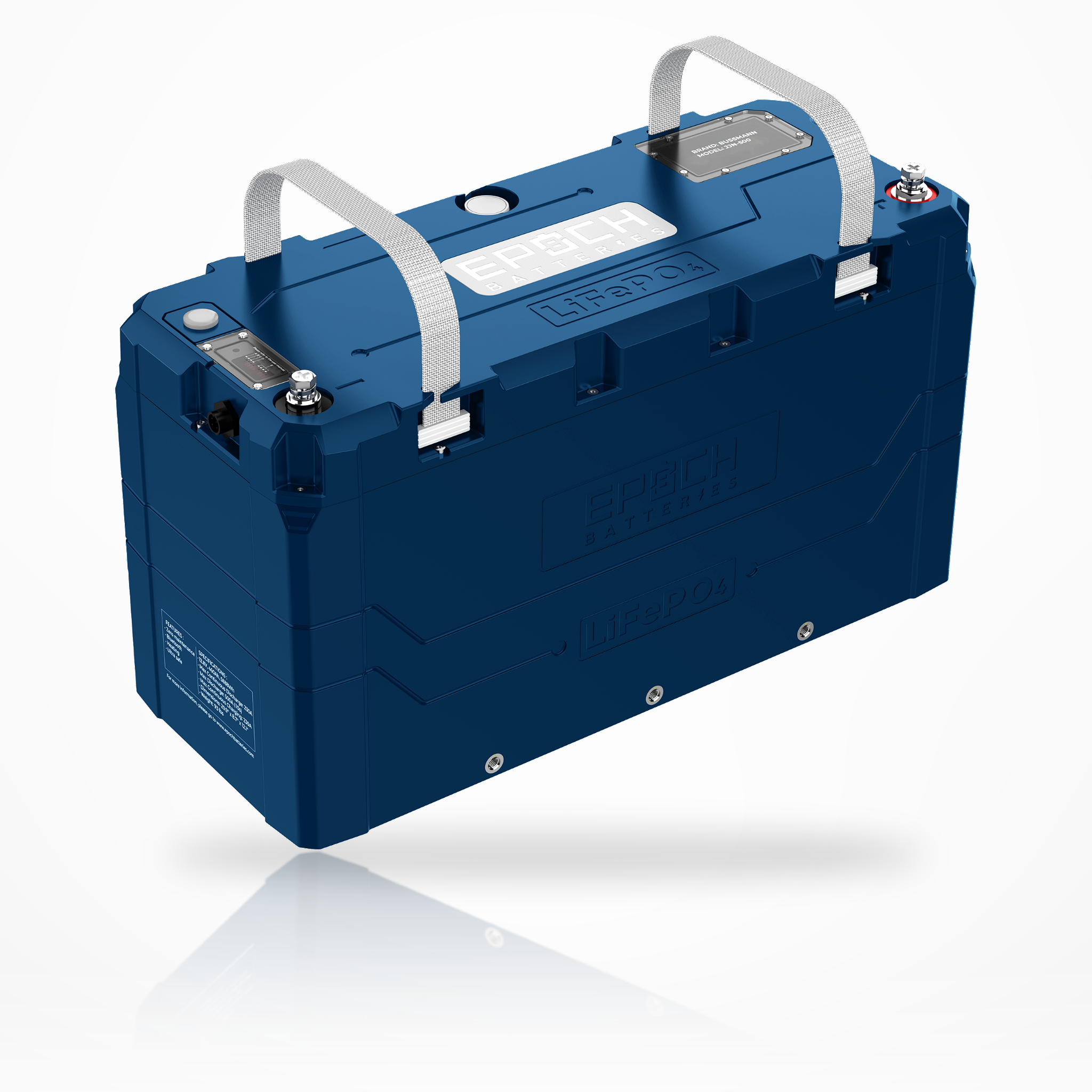 epoch_blue_lifepo4_battery_angle_professional_reflection.png