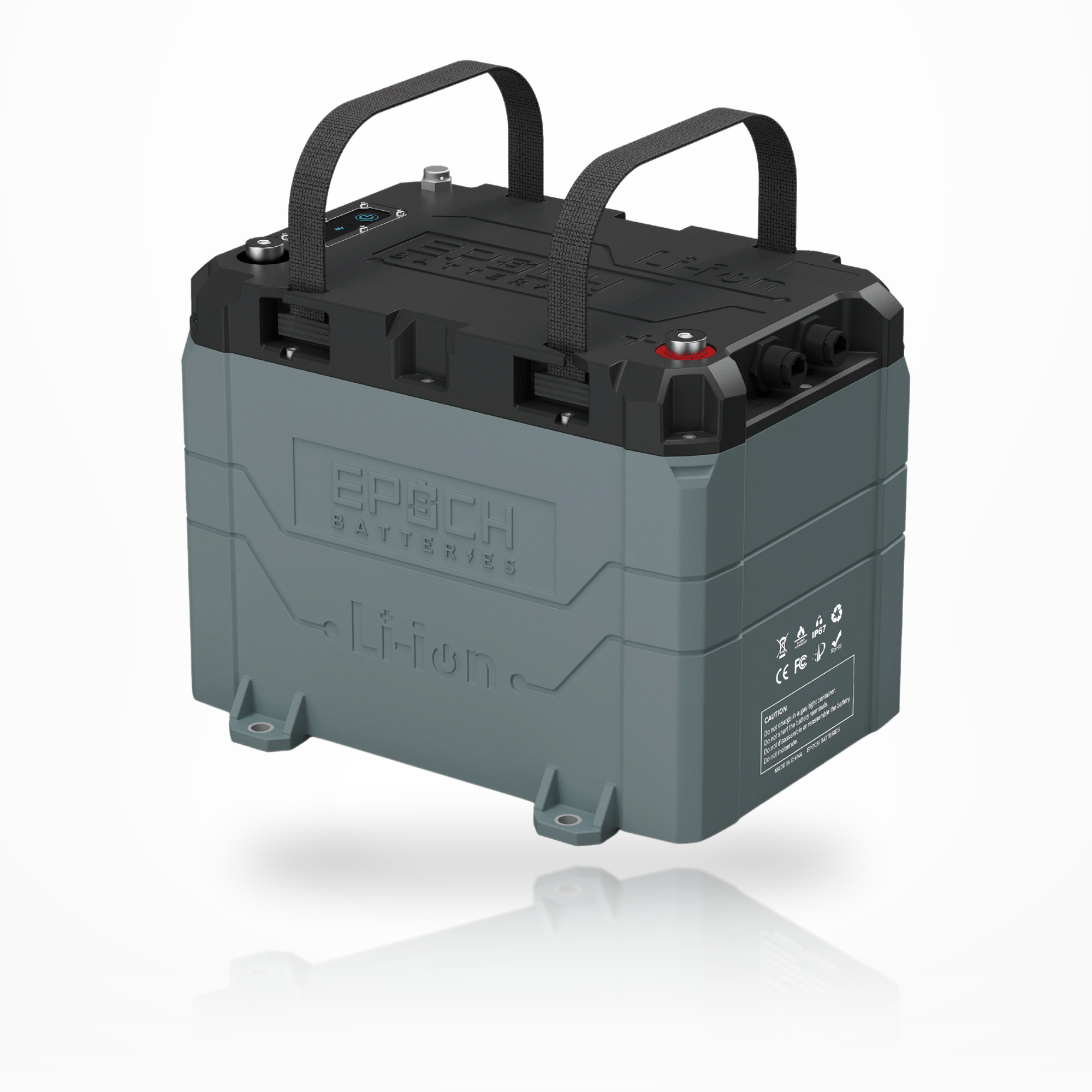 epoch_lifepo4_lion_battery_right_angle_professional_reflection.png