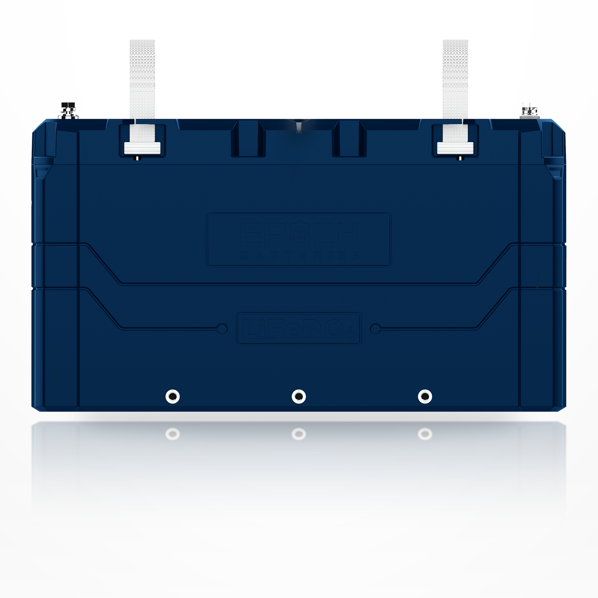 epoch_blue_lifepo4_battery_front_professional_reflection.png