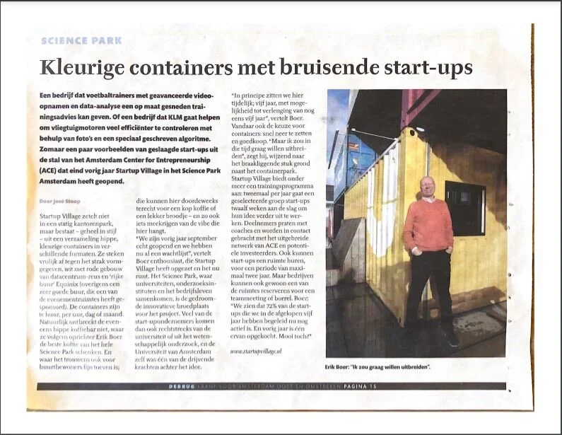 De Brug - 12 Februari 2018 | Startup Village