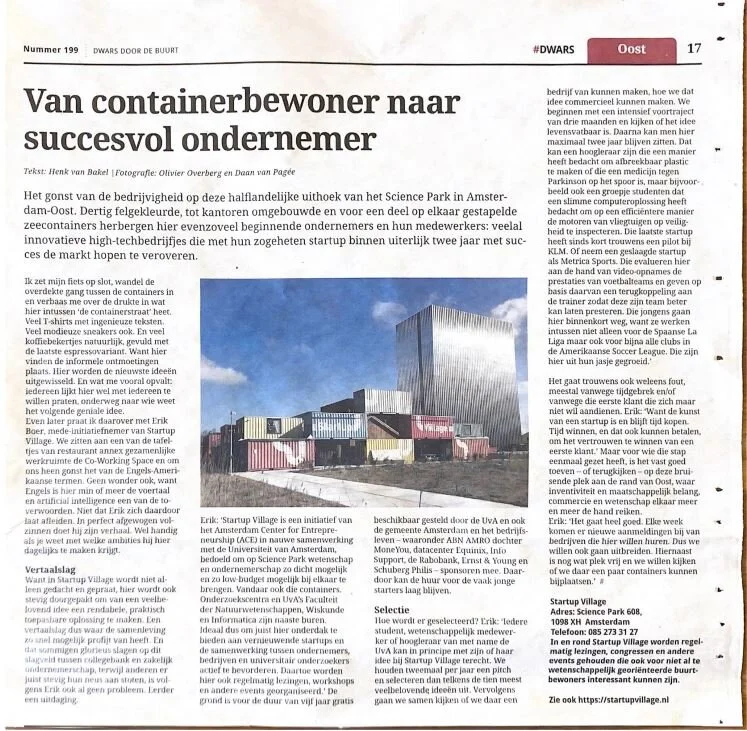 Van containerbewoner naar succesvol ondernemer.JPG