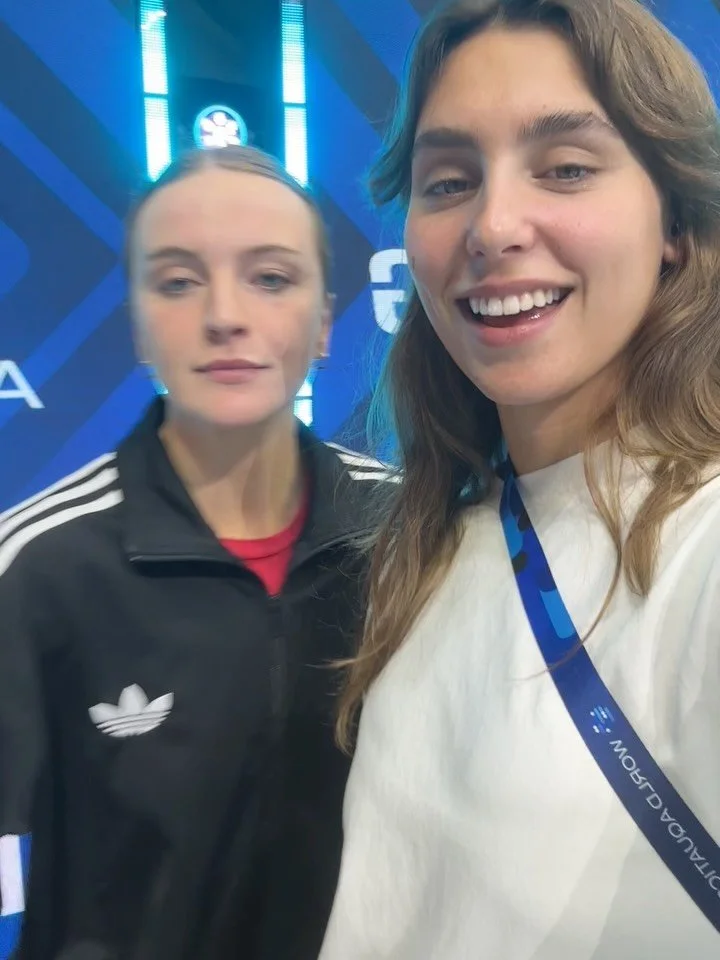 Massive congratulations to our girls @abbiewood1 and @freya.colbert for their performances at the World Cup series with @world_aquatics Amazing early season racing!😎💗

Don&rsquo;t miss Abbie and Freya at our Starts and Turns Clinic in January! 👀👀