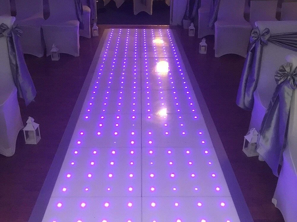 White Colour Changing Dance Floor